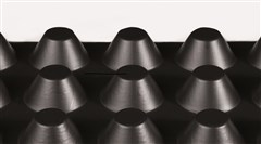 HPI Nopová fólie ISO DRAIN 20G, šířka 2m - pro ploché zelené střechy - perforovaná